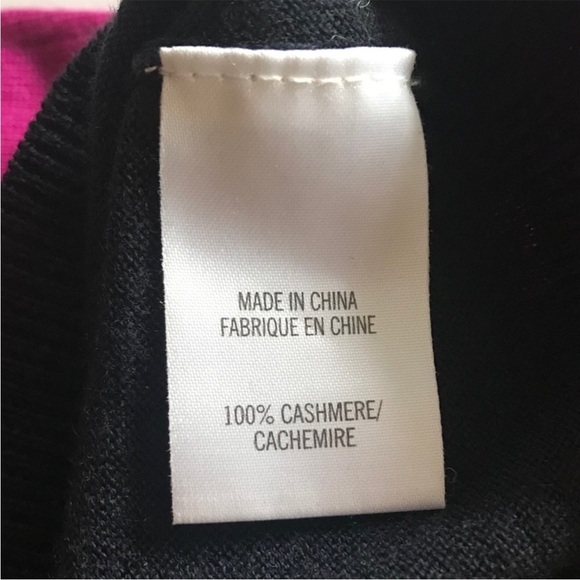 Theory Betsy Ombre Pink 100% Cashmere V-neck Sweater M - Picture 5 of 6